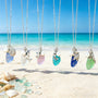 Coastal Animal Ocean-Themed Sea Glass Necklace - image 0