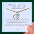 Circle Best Friend Handcrafted Sea Glass Necklace - Sea Foam - image 4