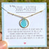 Circle Best Friend Handcrafted Sea Glass Necklace - image 7