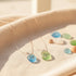 Round Boho Ocean Inspired Sea Glass Drop Necklace - image 2