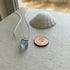 Round Boho Ocean Inspired Sea Glass Drop Necklace - image 10