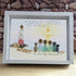 Custom Name Our Family By The Shore Sea Glass Framed Art - image 5