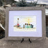 Custom Name Our Family By The Shore Sea Glass Framed Art - image 3