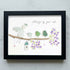 Angel & Bird Always By Your Side Sea Glass Framed Art - Black - 6" X 8" - image 10