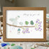 Angel & Bird Always By Your Side Sea Glass Framed Art - Walnut Brown - 6" X 8" - image 9