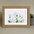 White Sea Glass Flower Bouquet Framed Art - image 5