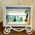 Custom Name The Best Family Memories Sea Glass Framed Art - image 4