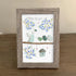 Blue Blossoms & Guardian Angel Sea Glass Framed Art - image 3