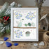 Blue Blossoms & Guardian Angel Sea Glass Framed Art - White - 8" X 6" - image 9