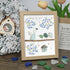Blue Blossoms & Guardian Angel Sea Glass Framed Art - Oak - 8" X 6" - image 6