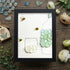 Little Joys Vase & Bees Sea Glass Framed Art - Black - 8" X 6" - image 8