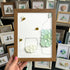 Little Joys Vase & Bees Sea Glass Framed Art - Walnut Brown - 8" X 6" - image 7