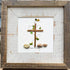 Bless This Home Cross & Vines Sea Glass Framed Art - image 5