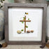 Bless This Home Cross & Vines Sea Glass Framed Art - image 7