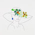 Graceful Blooms Lady Portrait Sea Glass Framed Art - image 2