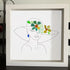Graceful Blooms Lady Portrait Sea Glass Framed Art - image 6