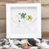 Graceful Blooms Lady Portrait Sea Glass Framed Art - image 8