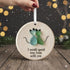 Cat Couple Round-Shaped Sea Glass Hanging Ornament - image 5