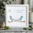 Beach Chairs Friends Sea Glass Framed Art - White - 8" X 8" - image 10