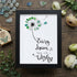 Every Dream Begins With A Wish Sea Glass Framed Art - Black - 8" X 6" - image 11