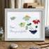 Bloom Where You Are Planted Sea Glass Framed Art - White - 6" X 8" - image 15