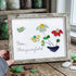 Bloom Where You Are Planted Sea Glass Framed Art - Retro White - 6" X 8" - image 16