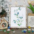 Green And White Fresh Flower Sea Glass Framed Art - Retro White - 8" X 6" - image 14