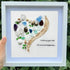 Love and Happiness Sea Glass Framed Art - image 3