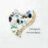 Love and Happiness Sea Glass Framed Art - Seaglass Card - 8" X 8" - image 1