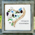 Love and Happiness Sea Glass Framed Art - image 2