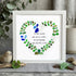 To Our Family Mom You Are The World Sea Glass Framed Art - White - 8" X 8" - image 7