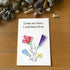 If Mothers Were Flowers Sea Glass Framed Art - Seaglass Card - 8" X 6" - image 1