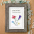 If Mothers Were Flowers Sea Glass Framed Art - image 5