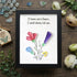If Mothers Were Flowers Sea Glass Framed Art - Black - 8" X 6" - image 8