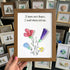 If Mothers Were Flowers Sea Glass Framed Art - Walnut Brown - 8" X 6" - image 7