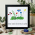 Mom Thanks For Helping Us Grow Sea Glass Framed Art - Black - 8" X 8" - image 9
