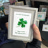 You Are My Four Leaf Clover Sea Glass Framed Art - image 3