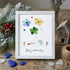 Mother's Day Colorful Bird & Flowers Sea Glass Framed Art - White - 8" X 6" - image 14