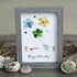 Mother's Day Colorful Bird & Flowers Sea Glass Framed Art - image 9