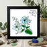 Blooms For Mom Pure Elegance Sea Glass Framed Art - Black - 8" X 8" - image 9