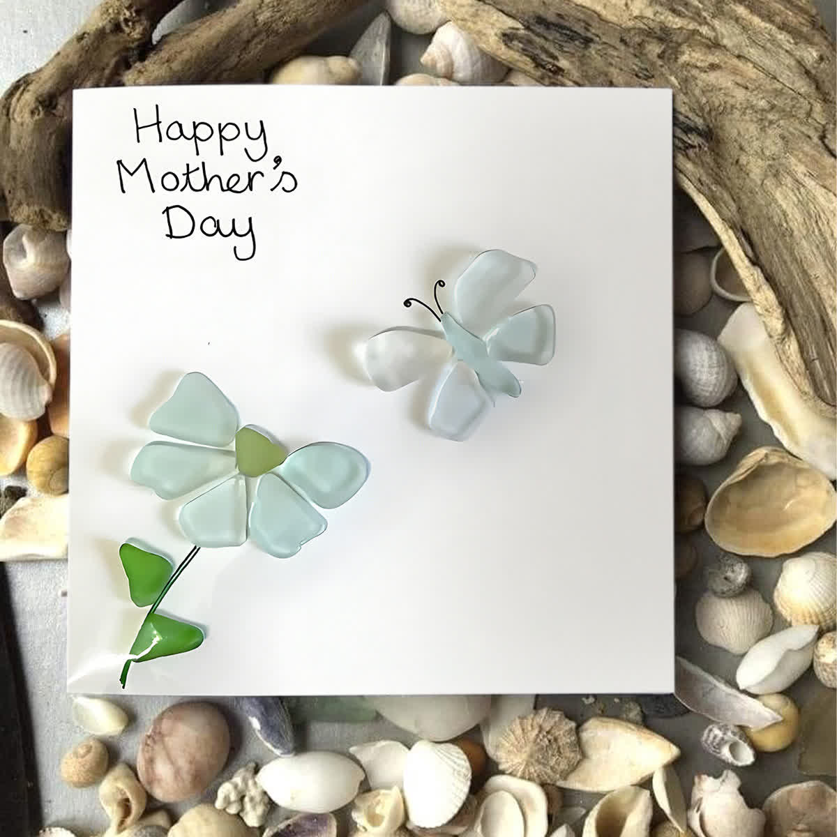 A Little Love Note Sea Glass Framed Art For Mom - image 2