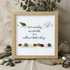 Our Friendship Is A Million Little Things Sea Glass Framed Art - Oak - 8" X 8" - image 9