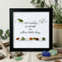 Our Friendship Is A Million Little Things Sea Glass Framed Art - Black - 8" X 8" - image 10