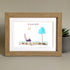 Happy Retirement Beach Chair And Umbrella Sea Glass Framed Art - image 5