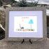 Happy Retirement Beach Chair And Umbrella Sea Glass Framed Art - image 3