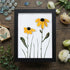 Daisy Handmade Sea Glass Framed Art - Black - 8" X 6" - image 15