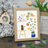 Cat And Greenhouse Sea Glass Framed Art - Oak - 8" X 6" - image 6