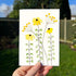 Sunflower Handmade Sea Glass Framed Art - Seaglass Card - 8" X 6" - image 9