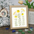 Sunflower Handmade Sea Glass Framed Art - Oak - 8" X 6" - image 13