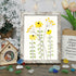 Sunflower Handmade Sea Glass Framed Art - Retro White - 8" X 6" - image 17
